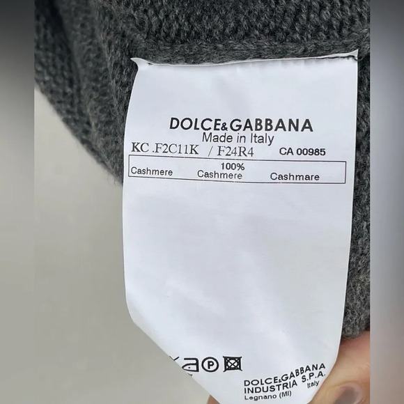 Dolce and Gabbana cashmere preppy aesthetic knitted cardigan 44/8 - Picture 16 of 17